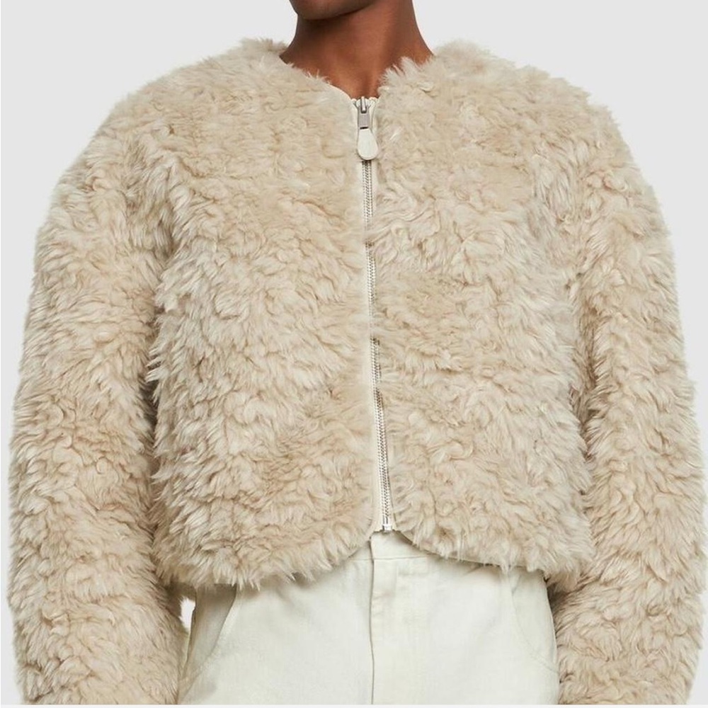 Entire Studios Shaggy Faux-Shearling Jacket